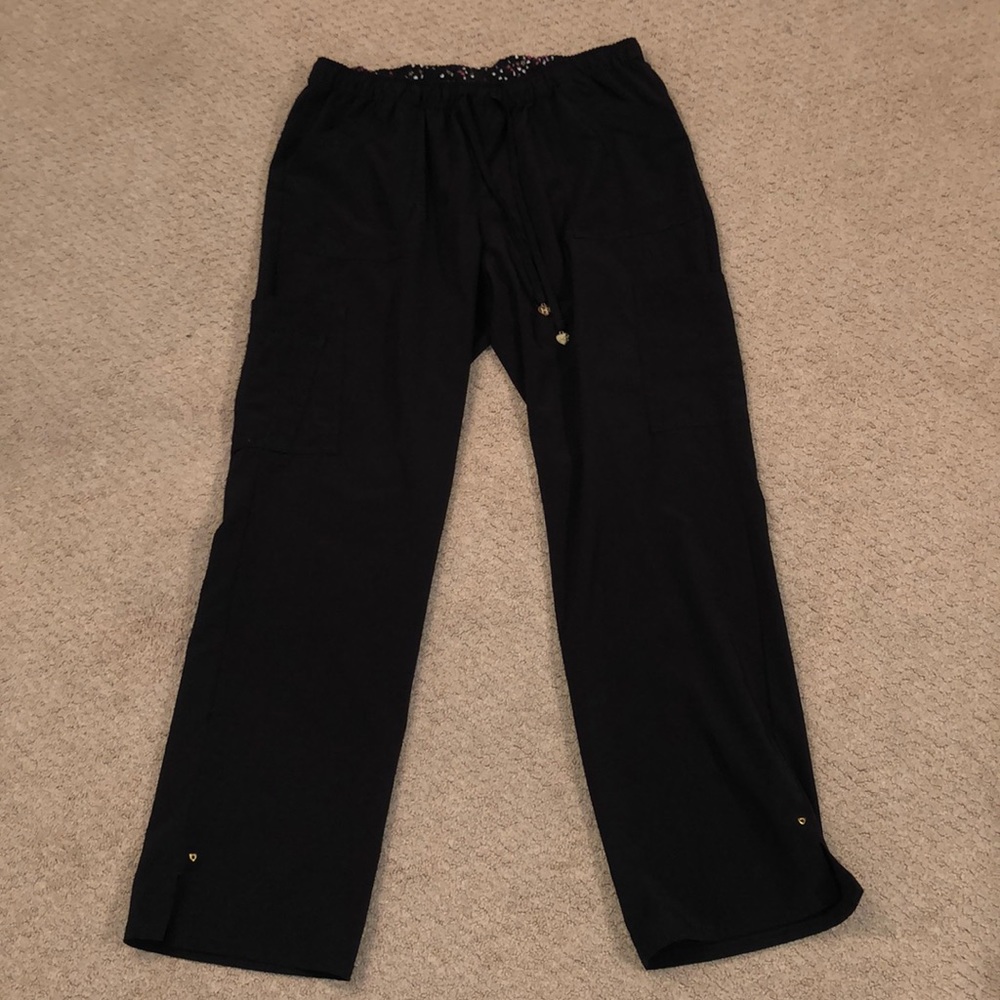 Large scrub pants. Polyester. Gently used.
